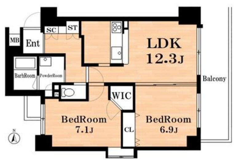 2LDK